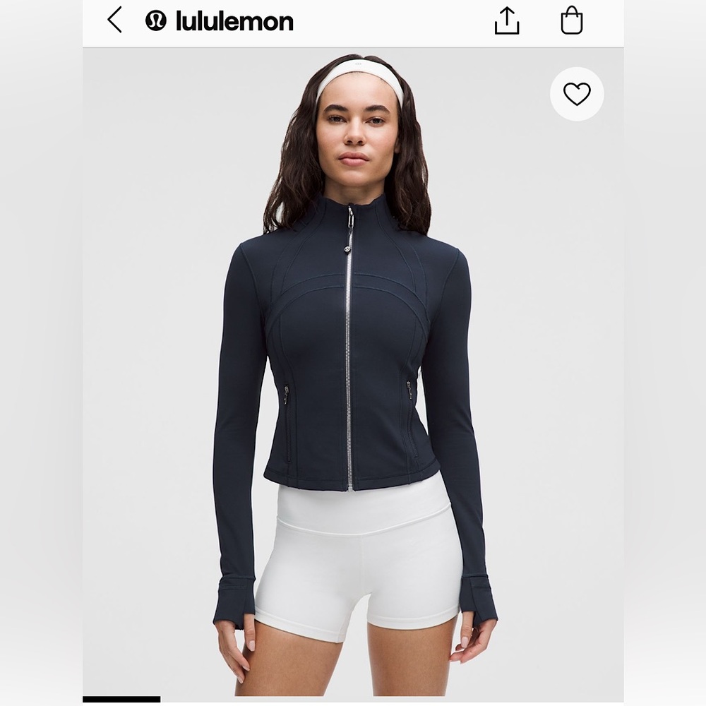 Lululemon True Navy and Mirror Silver Define Jacket (4)